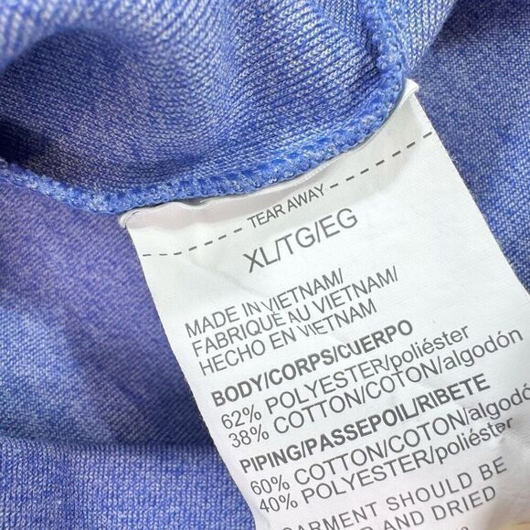 Under Armour Project Rock Sweatshirt Womens XL  Blue Hoodie Full Zip Hooded - Picture 7 of 8